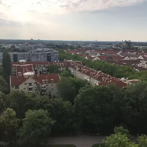  Apartment Schwabing-studio Great Sunset View & Balcony
